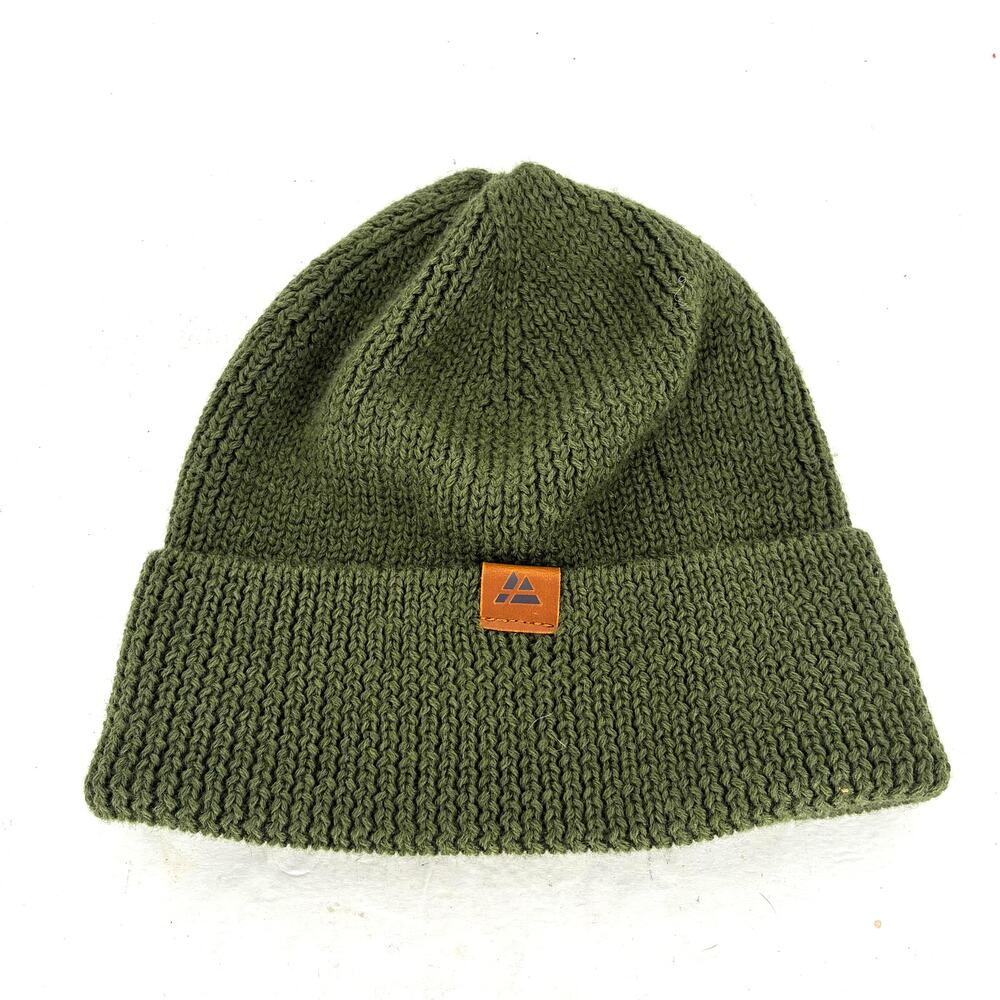 Danish Endurance Merino Wool Blend Beanie Dark Green Nordic Winter Hat One Size